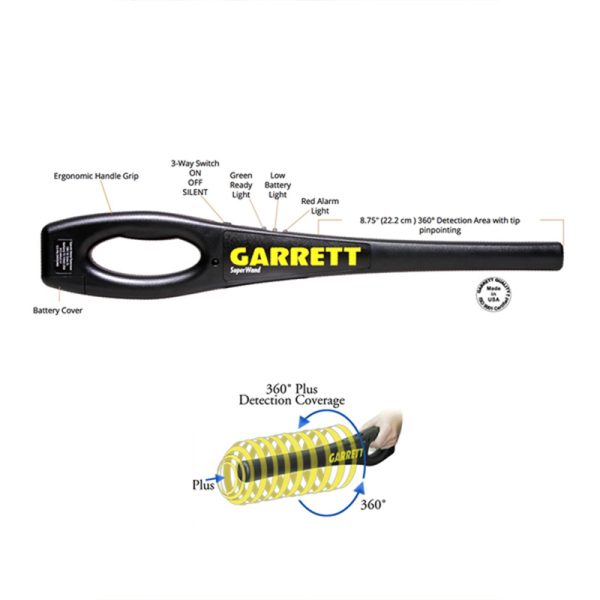 גלאי מאבטחים GARRETT SUPER WAND