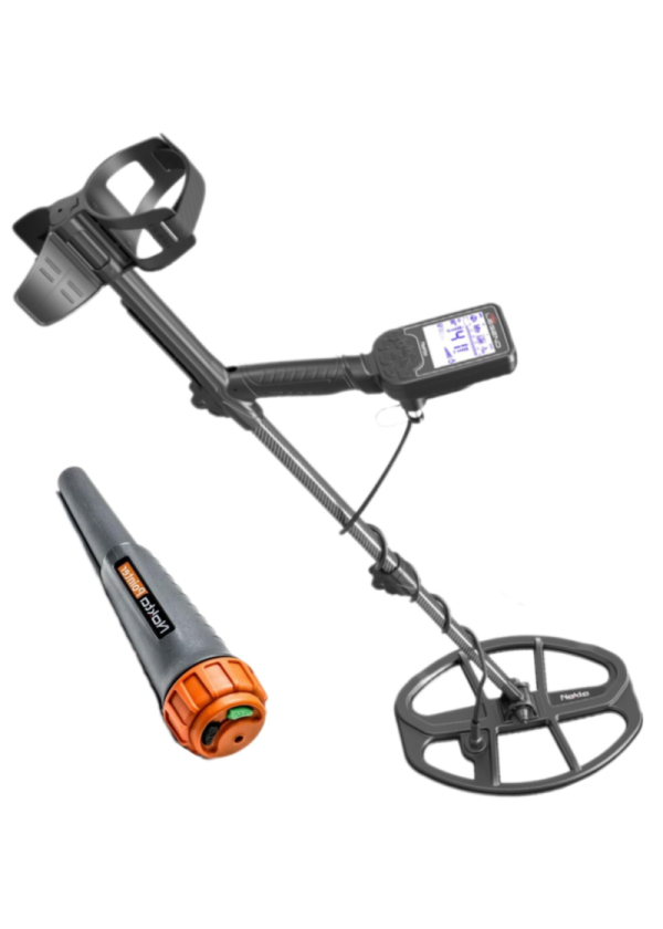 The legend גלאי מתכות מולטי תדרים עם Nokta pointer